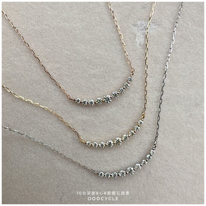 SMILEY 10份笑臉8心8箭鑽石證書頸鏈 Certified 0.10 CT 8 Hearts 8 Cupids