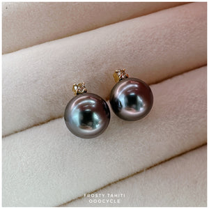 F r o s t y, Tahiti earrings