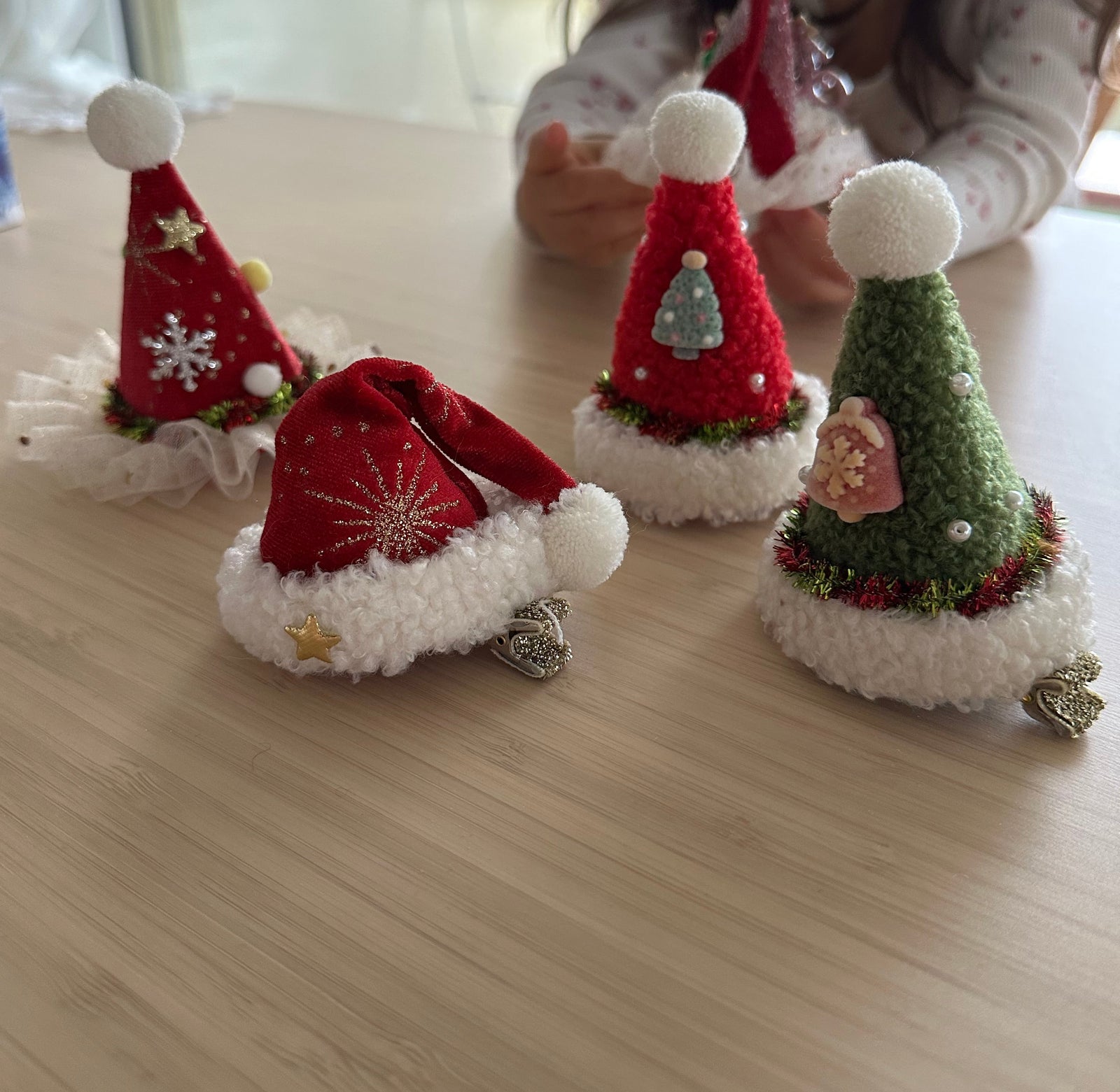 Hair Accessories - Christmasy Hats