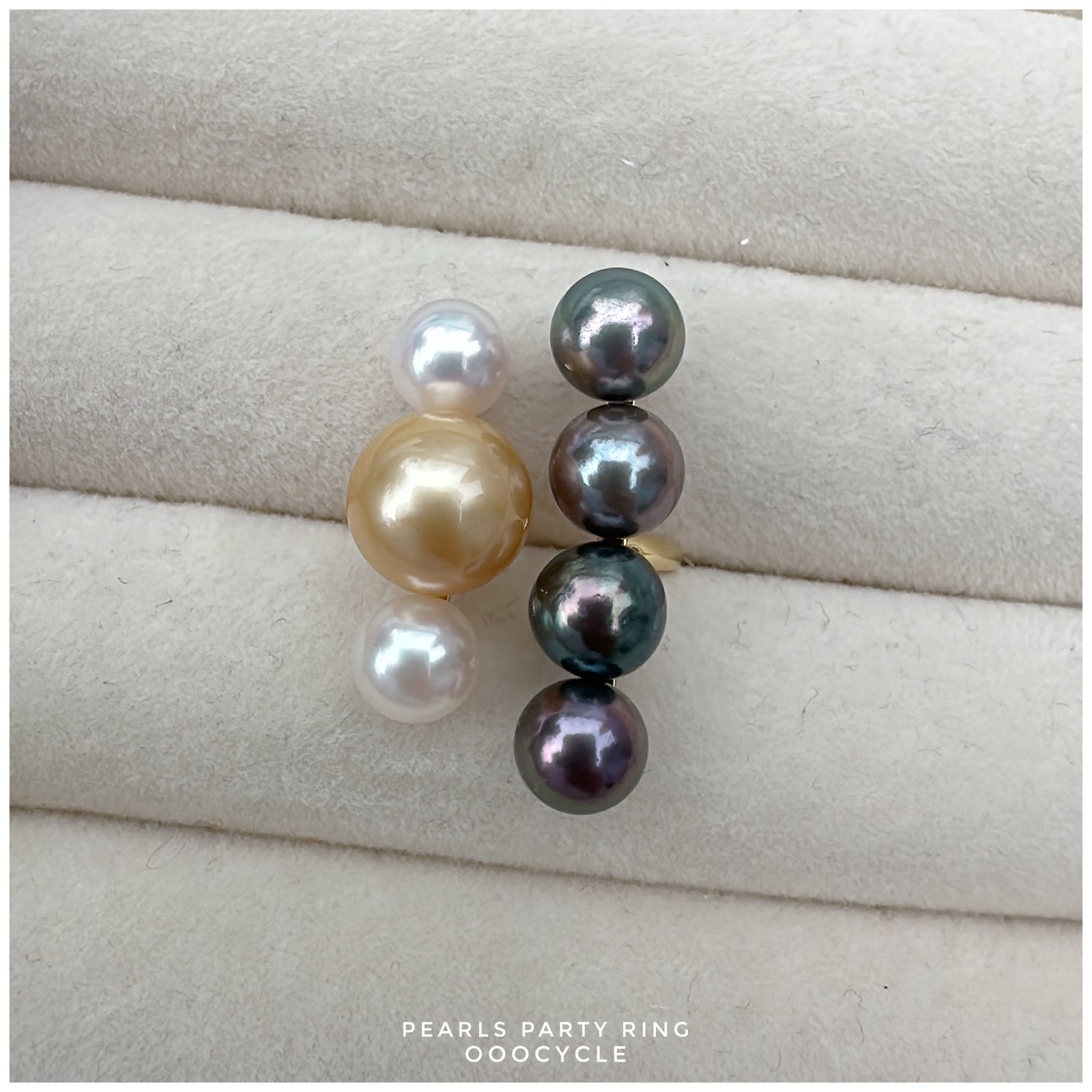 Pearls Party Ring