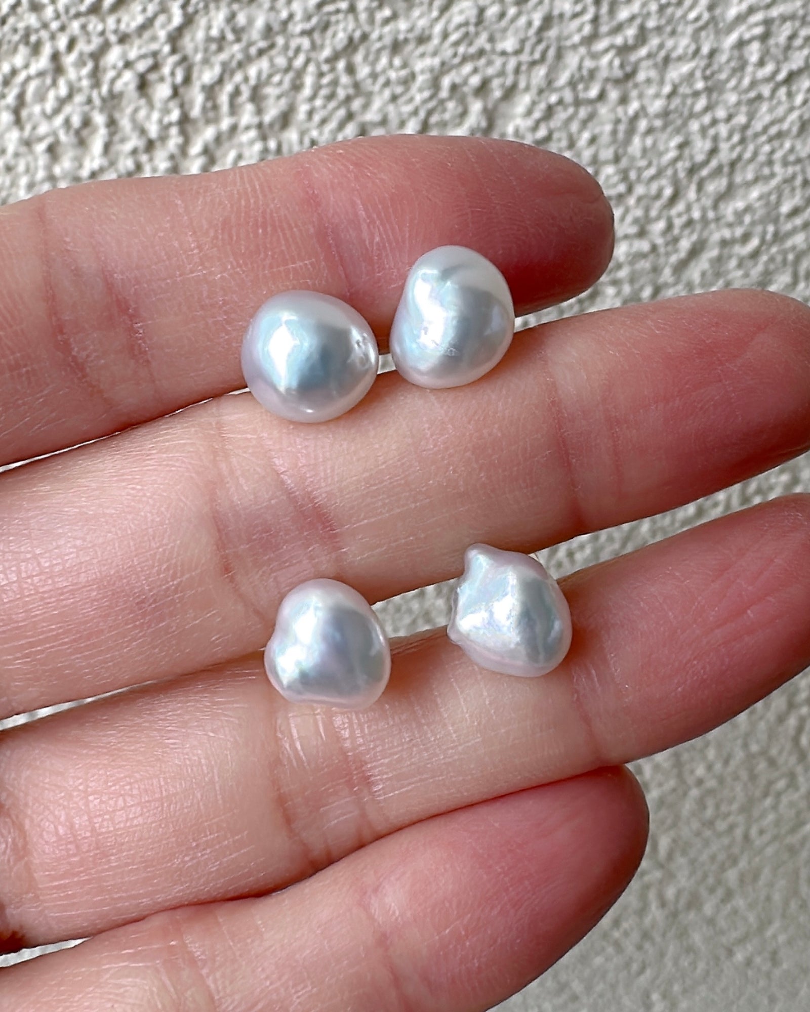 8mm SSP White Keshi 無核南洋白珠