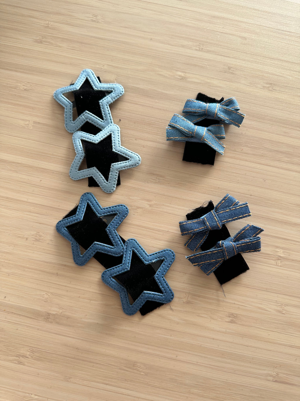 Hair Accessories - Denim