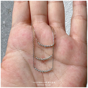 SMILEY 10份笑臉8心8箭鑽石證書頸鏈 Certified 0.10 CT 8 Hearts 8 Cupids