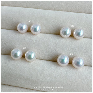 天女證書耳釘 Certified Tennyo Studs 7mm