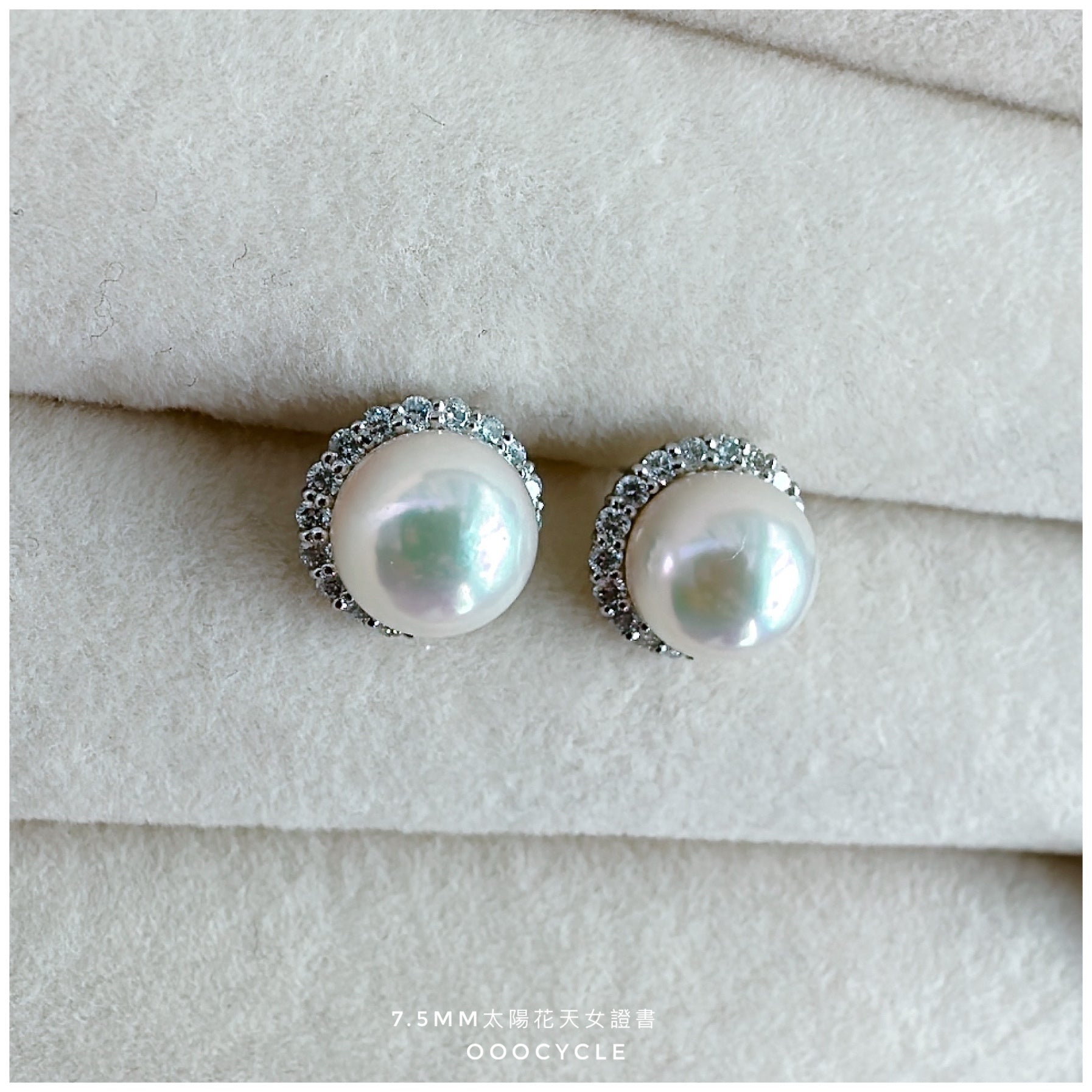 太陽花天女證書耳釘 Sunflower Certified Tennyo Studs