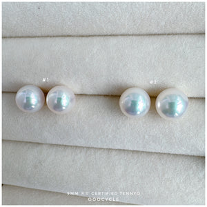天女證書耳釘 Certified Tennyo Studs 9mm
