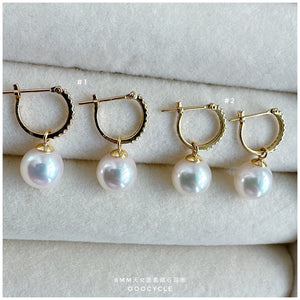 Certified Tennyo Hoops 天女證書鑽石耳圈 8mm