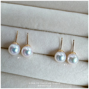 天女證書耳釘 Certified Tennyo Studs 8.5mm