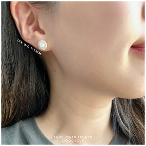 太陽花天女證書耳釘 Sunflower Certified Tennyo Studs
