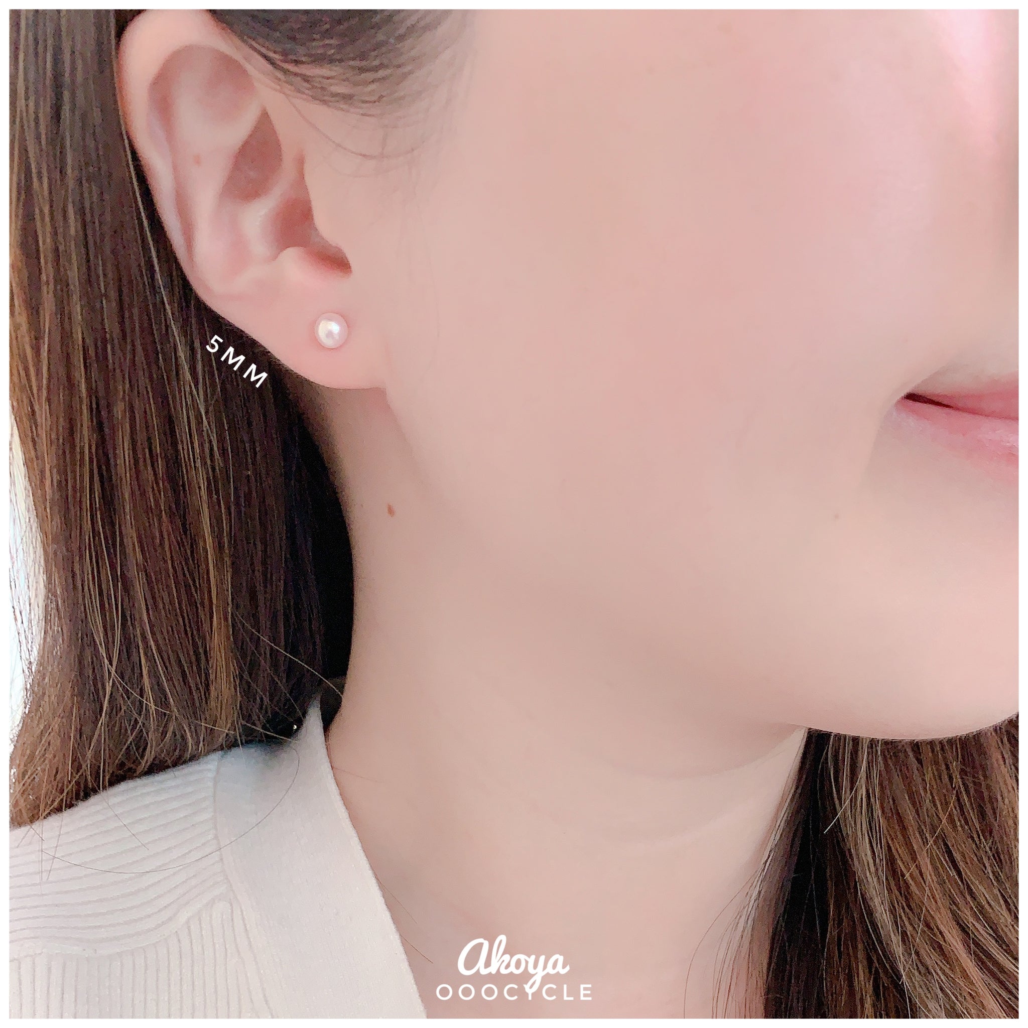 A k o y a W h i t e 日本海水白圓珠 5.5mm